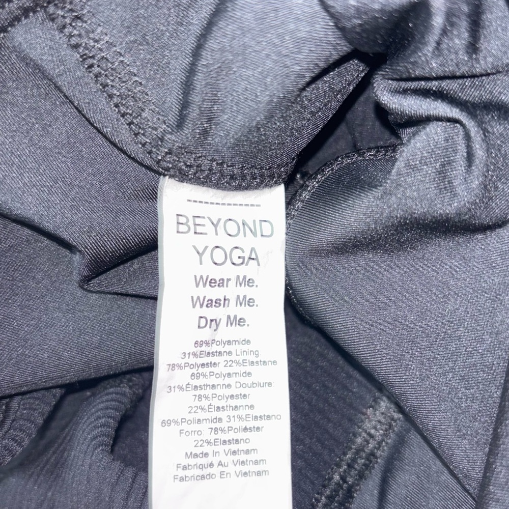 Beyond Yoga Black Ribbed Leggings - Picture 5 of 7